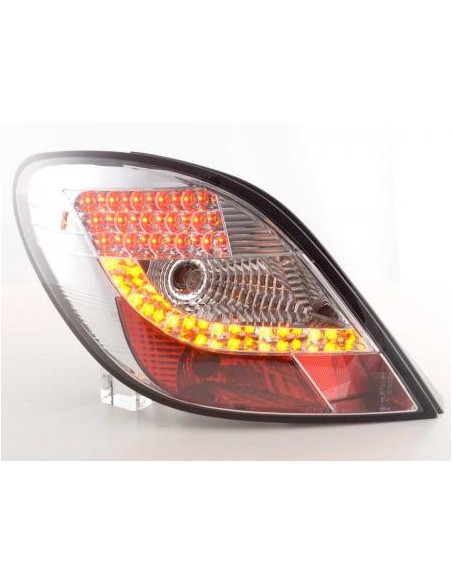Fanali posteriori LED set Peugeot 207 06-09 cromato