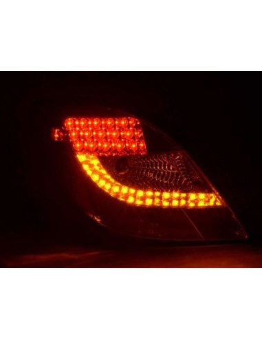 Fanali posteriori LED set Peugeot 207 06-09 cromato