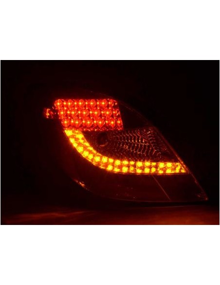 Fanali posteriori LED set Peugeot 207 06-09 cromato
