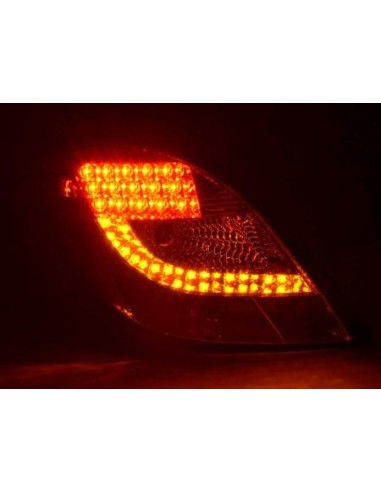 Fanali posteriori LED set Peugeot 207 06-09 cromato