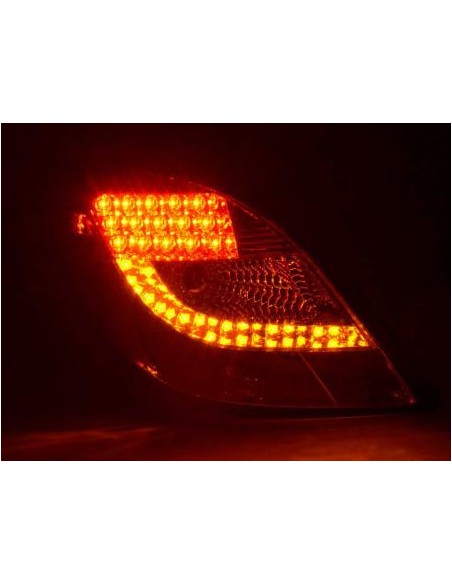 Fanali posteriori LED set Peugeot 207 06-09 cromato