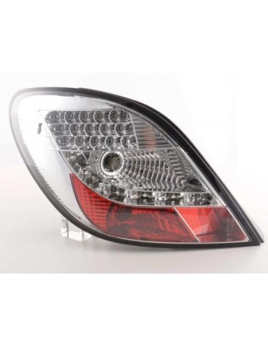 Fanali posteriori LED set Peugeot 207 06-09 cromato