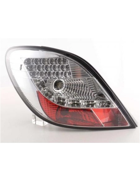 Fanali posteriori LED set Peugeot 207 06-09 cromato