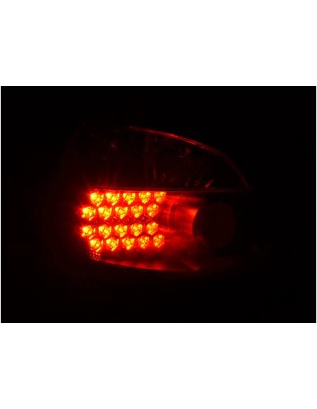 Fanali posteriori LED set Peugeot 206 3/5 porte. senza decappottabile 98-05 nera