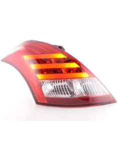 Fanali posteriori LED Suzuki Swift 2011- rosso / trasparente