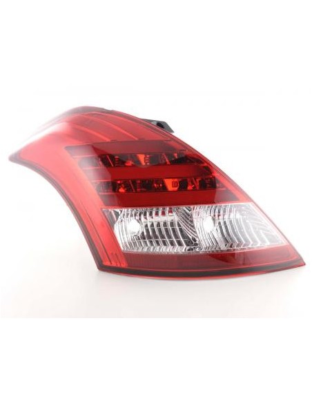 Fanali posteriori LED Suzuki Swift 2011- rosso / trasparente