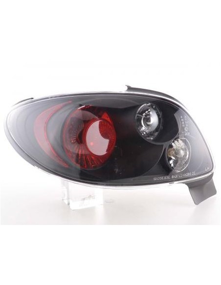 Fanali posteriori Peugeot 206 CC tipo 2 *** 99-06 nero
