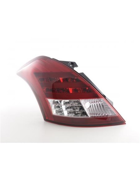 Fanali posteriori LED Suzuki Swift Sport 11-13 rosso / trasparente