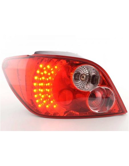 Fanali posteriori LED set Peugeot 307 hatchback 01-04 trasparente / rosso