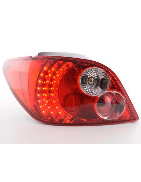 Fanali posteriori LED set Peugeot 307 hatchback 01-04 trasparente / rosso