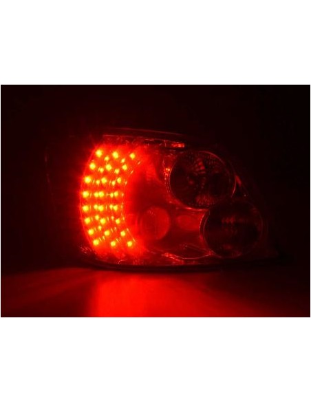 Fanali posteriori LED set Peugeot 307 hatchback 01-04 trasparente / rosso
