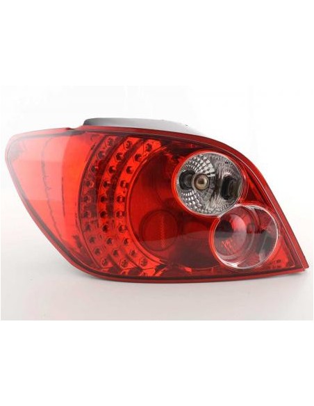 Fanali posteriori LED set Peugeot 307 hatchback 01-04 trasparente / rosso