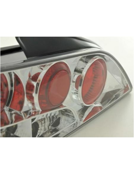 Fanali posteriori set Peugeot 406 4 porte. Tipo 8 *** 95-98 nero / cromato