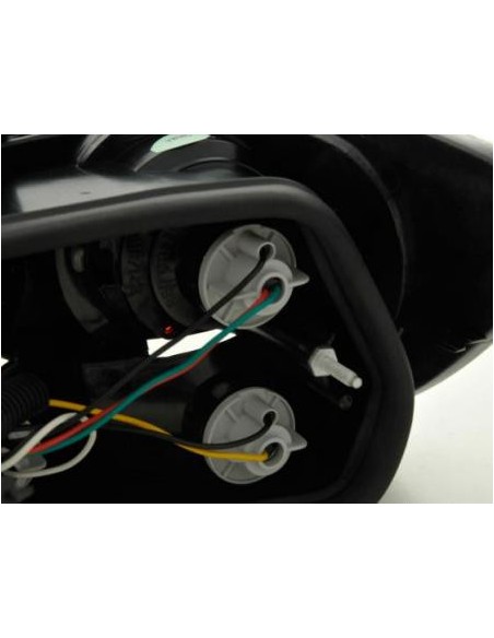 Fanali posteriori set Peugeot 406 4 porte. Tipo 8 *** 95-98 nero / cromato