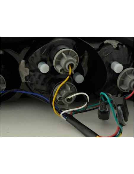 Fanali posteriori set Peugeot 306 2 porte. Tipo 7 *** 97-01 nero