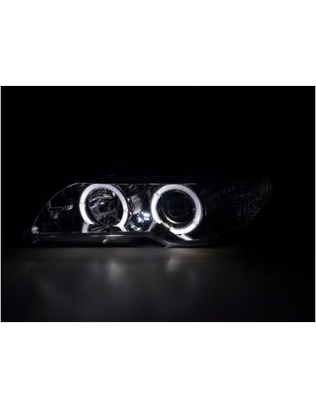Fari allo xeno BMW 3er E46 Coupe / Cabrio 03-05 cromati
