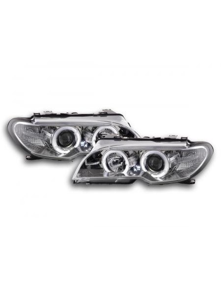 Fari allo xeno BMW 3er E46 Coupe / Cabrio 03-05 cromati