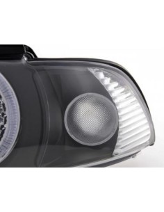 Fari allo xeno Angel Eyes BMW Serie 5 E39 95-00 neri 2