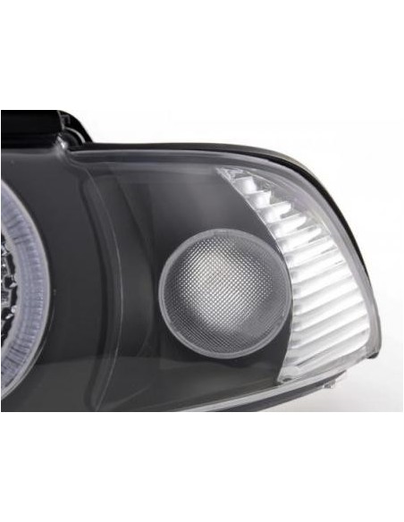 Fari allo xeno Angel Eyes BMW Serie 5 E39 95-00 neri