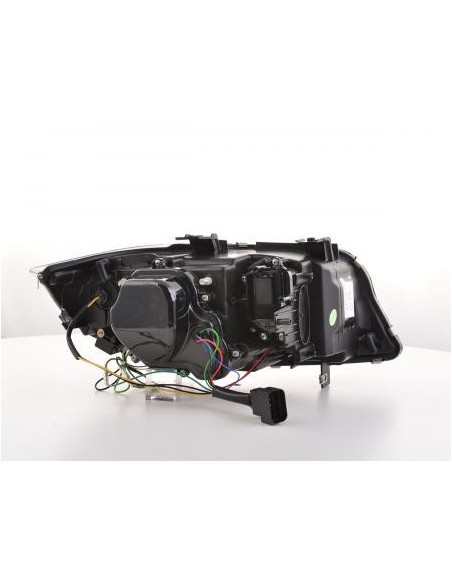 Fari Daylight LED DRL look BMW Serie 3 E90 / E91 05-08 nero