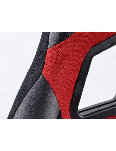 FK sedili sportivi sedili avvolgenti per auto Set Edition 4 tessuto rosso