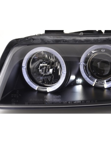 Set di fari Audi A4 tipo 8E 01-04 neri