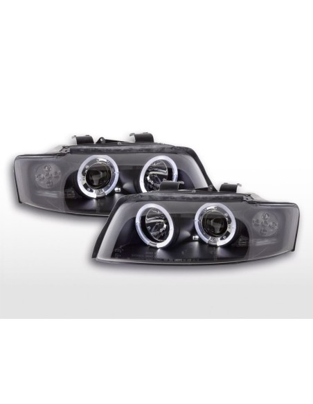 Set di fari Audi A4 tipo 8E 01-04 neri