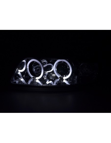 Set di fari Audi A4 tipo 8E 01-04 cromato