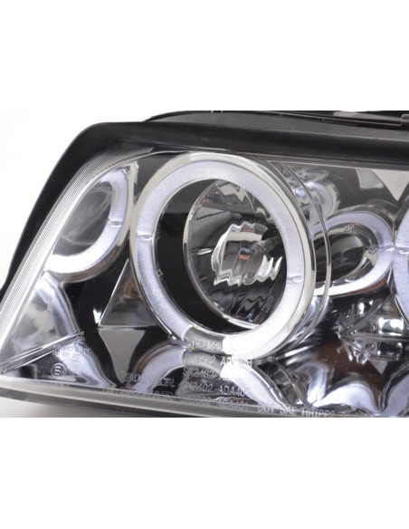 Set di fari Audi A4 tipo 8E 01-04 cromato