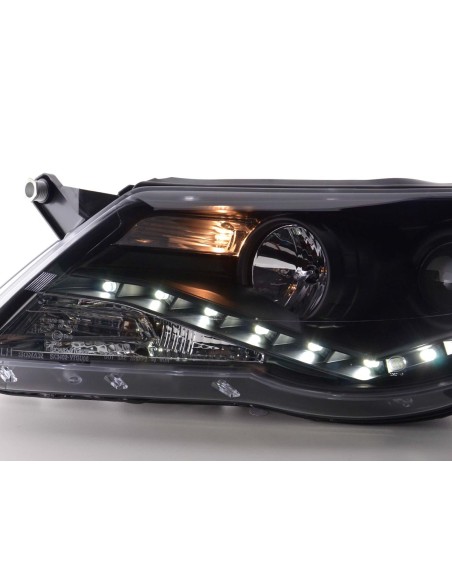 Fari diurni Luci diurne a LED VW Tiguan 07-11 nere
