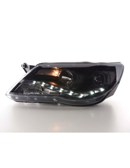 Fari diurni Luci diurne a LED VW Tiguan 07-11 nere