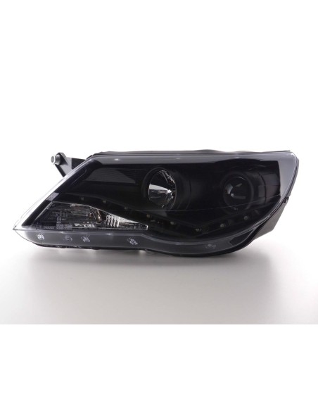Fari diurni Luci diurne a LED VW Tiguan 07-11 nere
