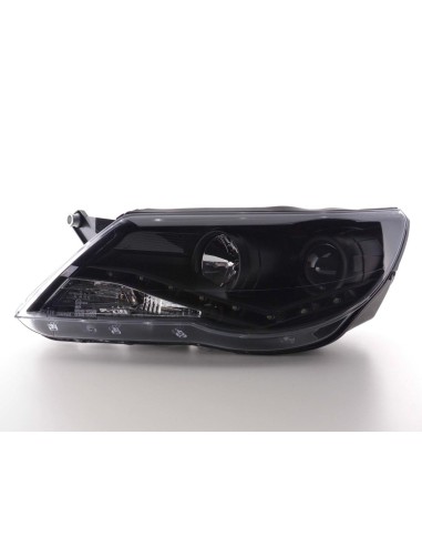 Fari diurni Luci diurne a LED VW Tiguan 07-11 nere