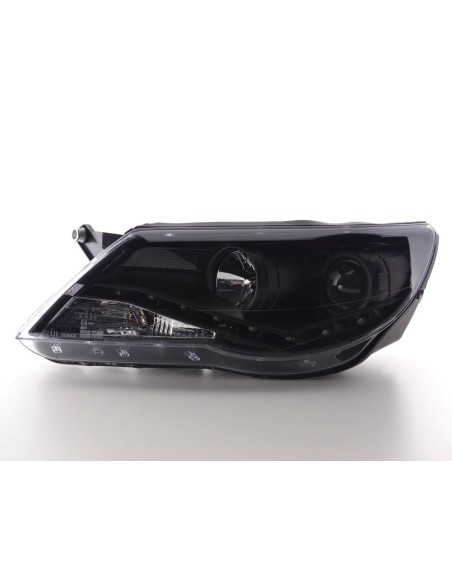 Fari diurni Luci diurne a LED VW Tiguan 07-11 nere