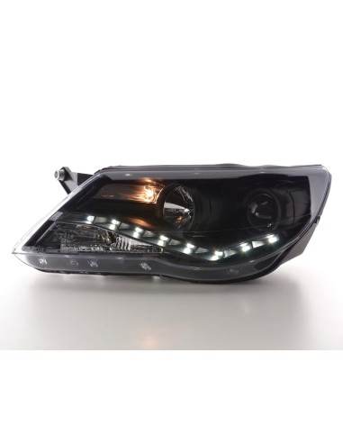 Fari diurni Luci diurne a LED VW Tiguan 07-11 nere
