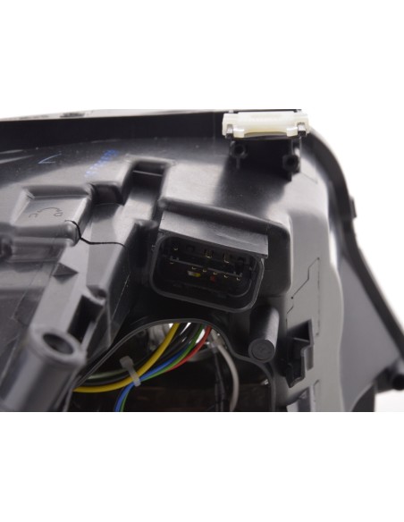 Faro Angel Eyes LED BMW Serie 3 E90 / E91 2005-2011 nero