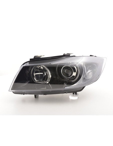 Faro Angel Eyes LED BMW Serie 3 E90 / E91 2005-2011 nero