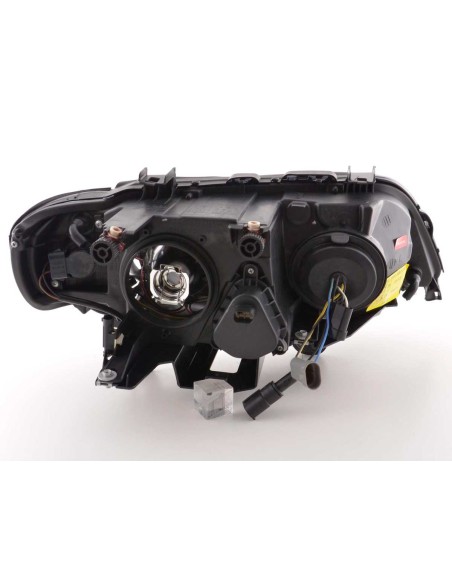 Faro Angel Eyes BMW X5 tipo E53 00-03 nero
