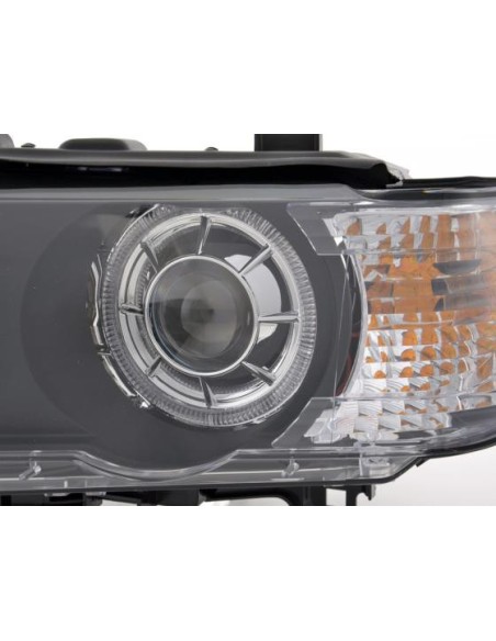 Faro Angel Eyes BMW X5 E53 nero