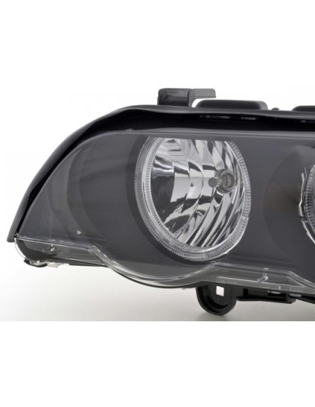 Faro Angel Eyes BMW X5 E53 nero