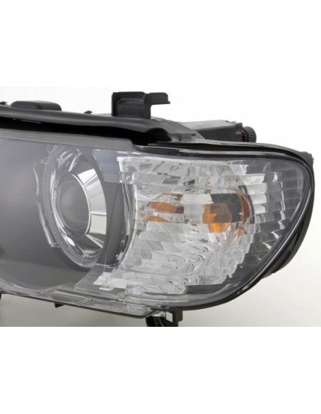 Faro Angel Eyes BMW X5 E53 nero