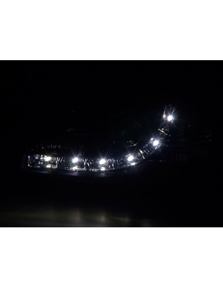 Faro Daylight LED DRL look Audi 80 tipo B4 91-94 nero