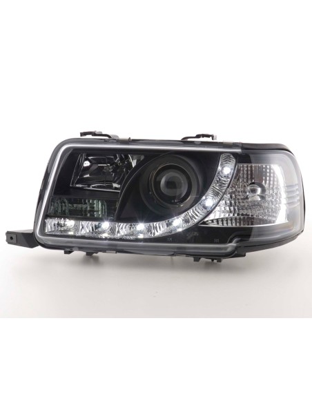 Faro Daylight LED DRL look Audi 80 tipo B4 91-94 nero