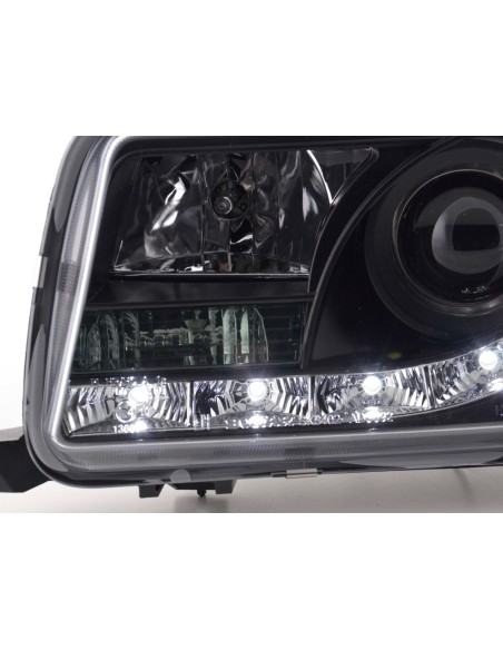 Faro Daylight LED DRL look Audi 80 tipo B4 91-94 nero