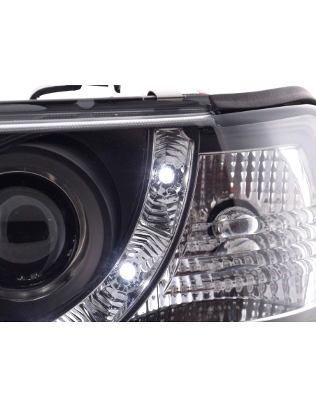 Faro Daylight LED DRL look Audi 80 tipo B4 91-94 nero