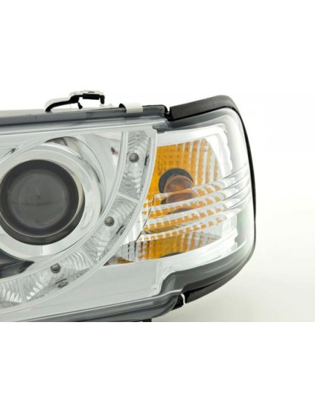Faro Daylight LED DRL look Audi 80 tipo B4 91-94 cromato