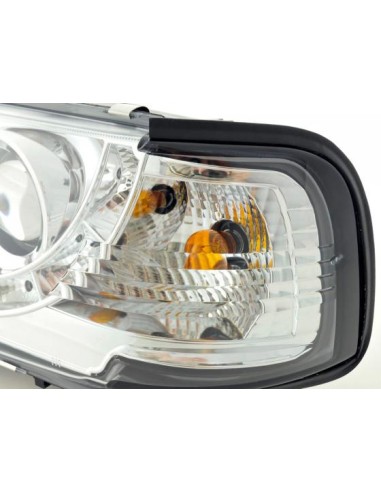 Faro Daylight LED DRL look Audi 80 tipo B4 91-94 cromato