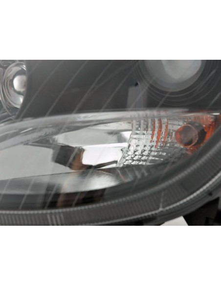 Faro anteriore Mercedes Benz Classe S W220 98-01 nero