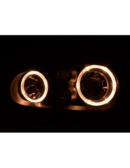 Faro Angel Eyes VW Golf 4 tipo 1J 98-03 nero