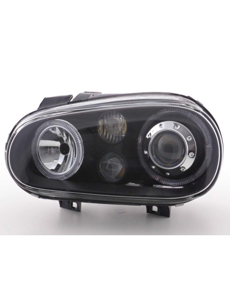Faro Angel Eyes VW Golf 4 tipo 1J 98-03 nero